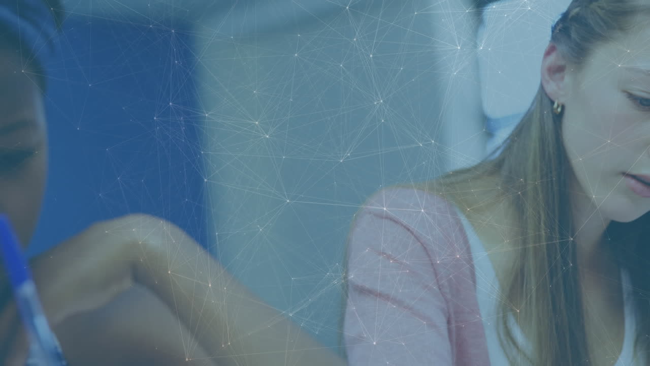 교실에서 학교 학생들에 대한 연결 네트워크의 활성화