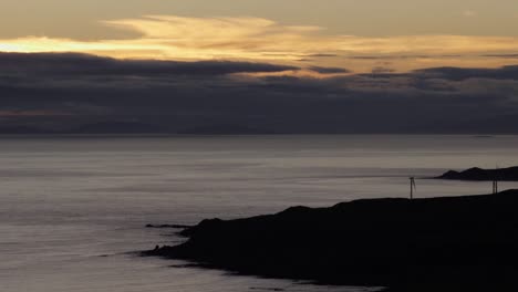 New-Zealand`s-dramatic-and-beautiful-landscape-during-sunset-and-ocean-with-cloud