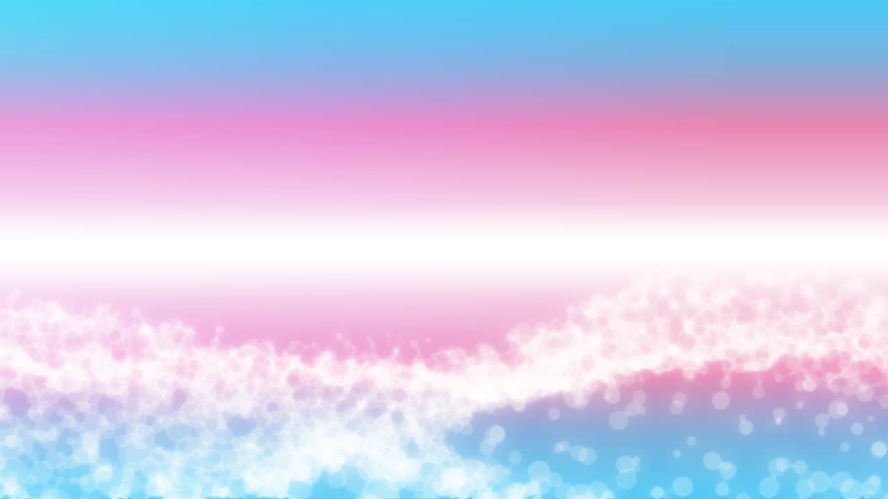 4k 루프 패턴을 반복하여 트랜스젠더 발의 색으로 표시된 텍스트를 표시합니다.