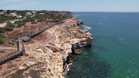 mediterranean coast in carvoeiro algarve