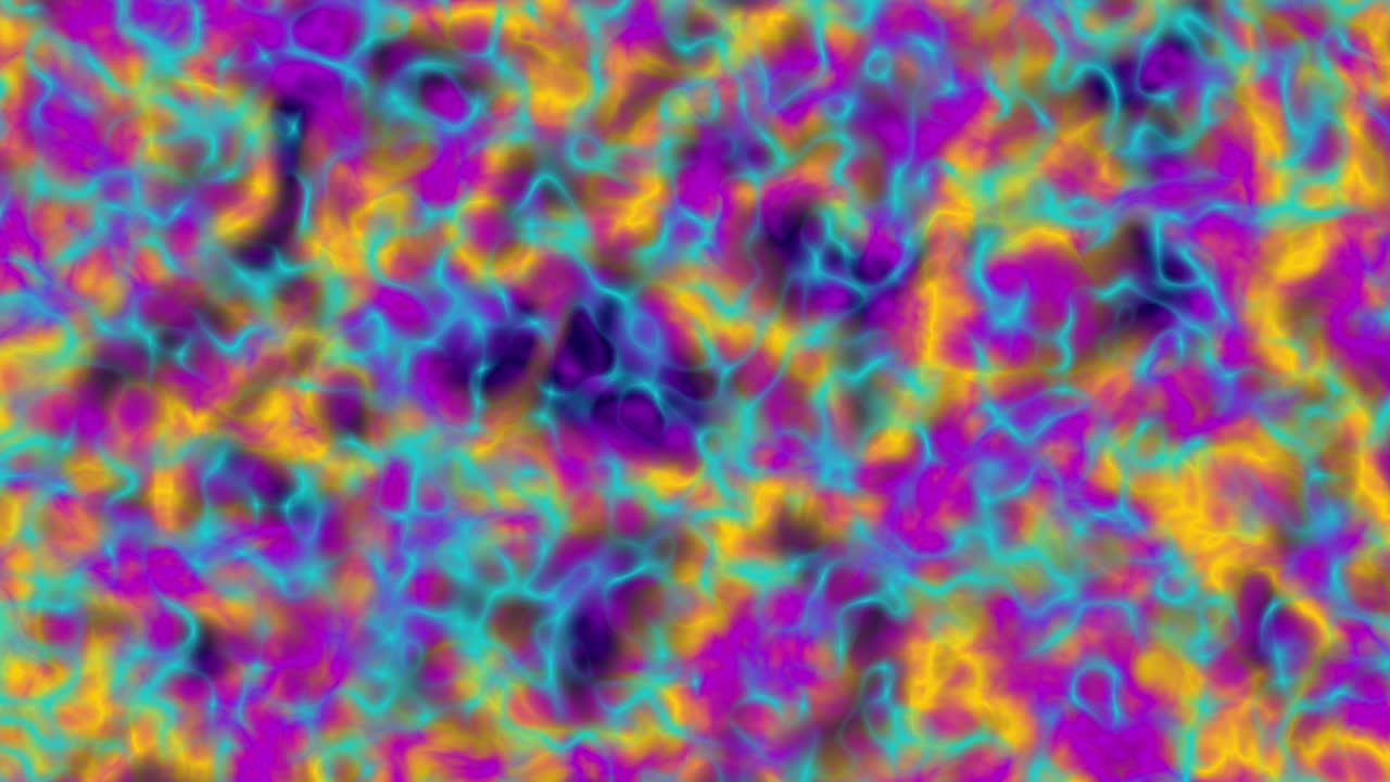 Levande abstrakt flytande plasma bakgrundsanimation, neonfärger, flödande energilinjer, loopbar psykedelisk atmosfär
