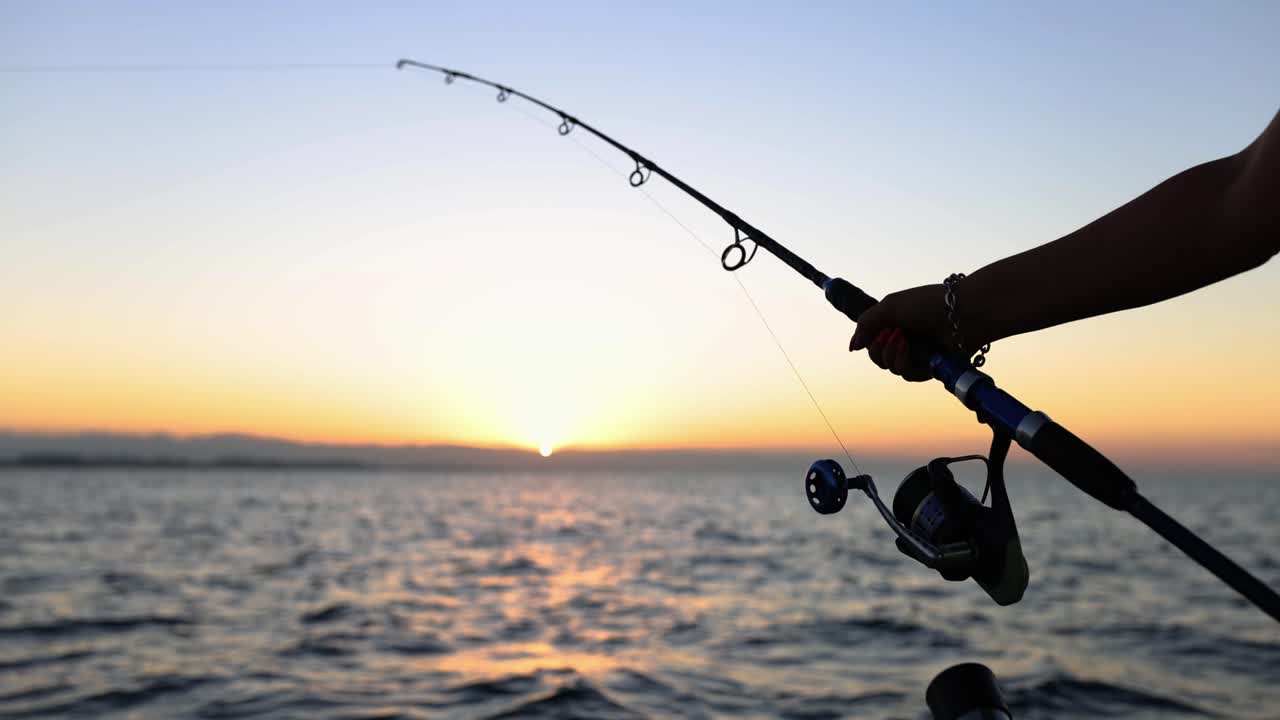 Pesca al tramonto