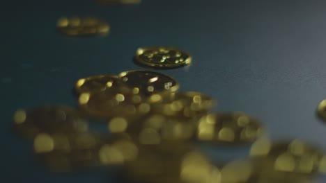 studio shot of green leprechaun top hat and piles of gold coins to celebrate st patricks day 5