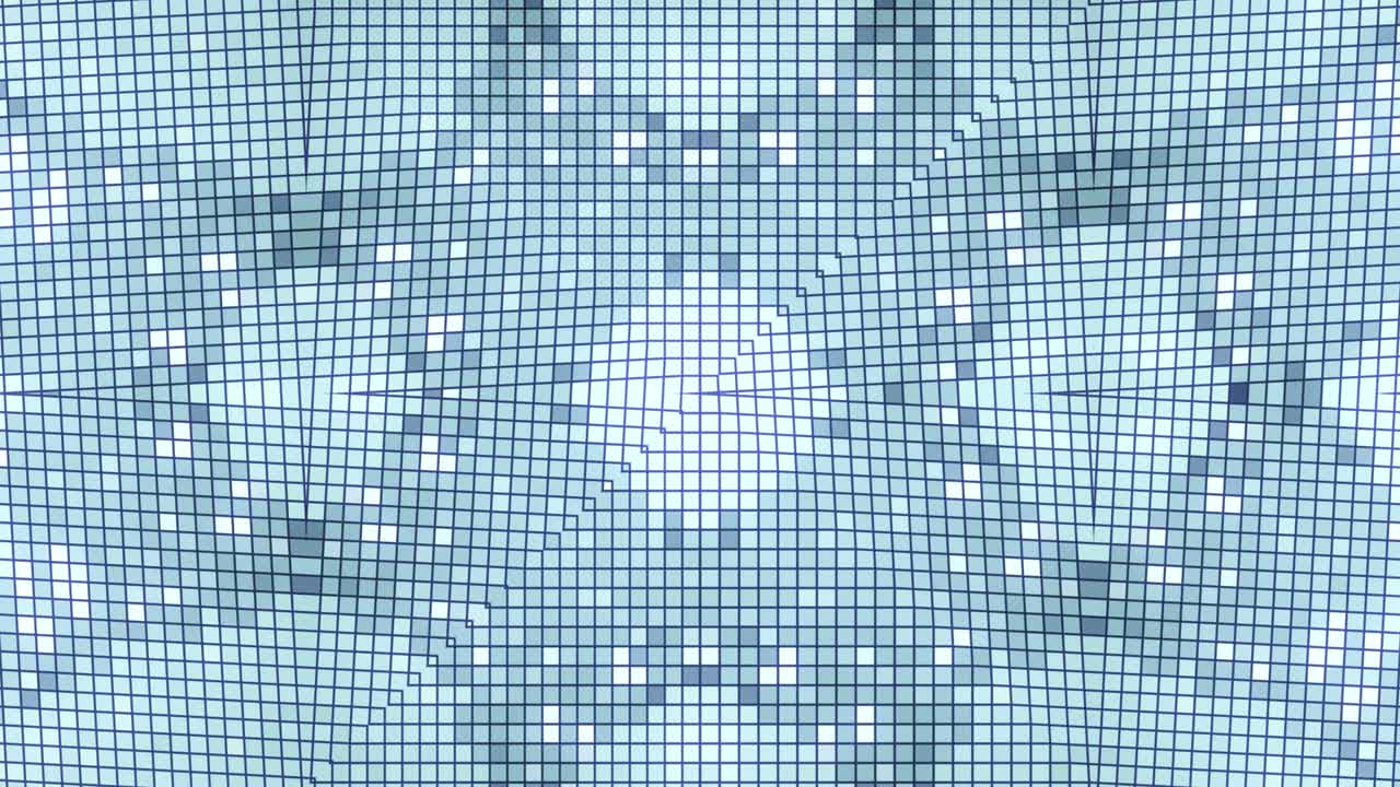 kaleidoscopio en movimiento. gráficos en movimiento de 4k