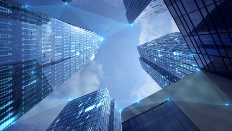 technology city internet，iot，science and technology building