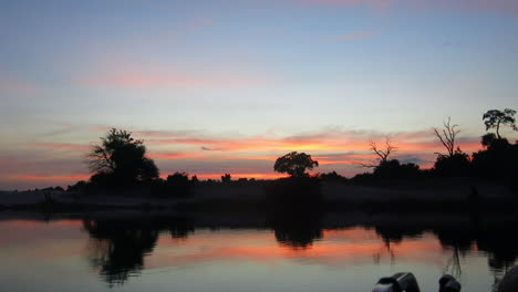 the chobe river view from a small dedicated photography boat
