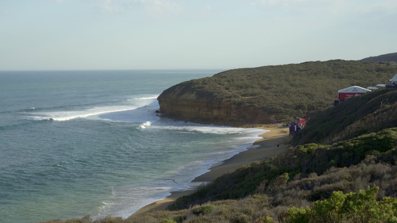 Competizione di surf Rip Curl Pro a Bells Beach, Torquay, Victoria, Australia