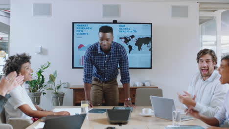 group-of-business-people-celebrating-in-boardroom-meeting-with-happy-team-leader-man-sharing-successful-financial-report-clapping-hands-applause-in-office