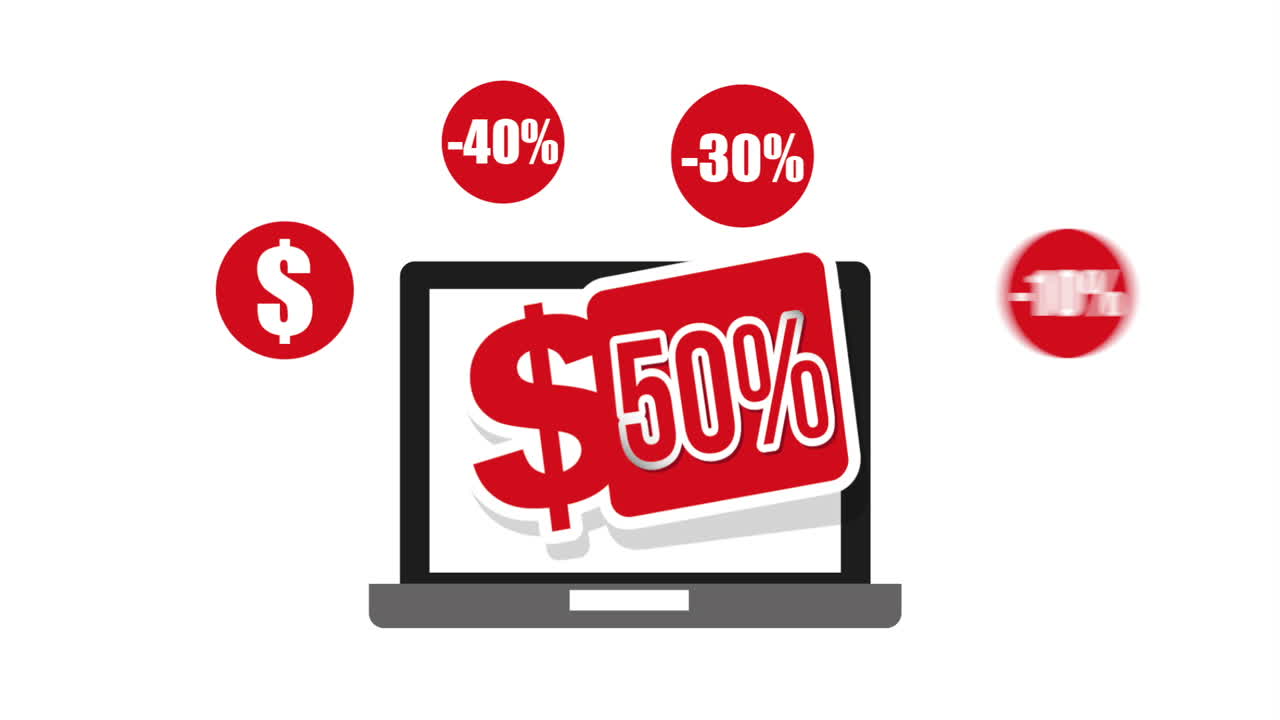 tecnología de comercio electrónico con computadora portátil