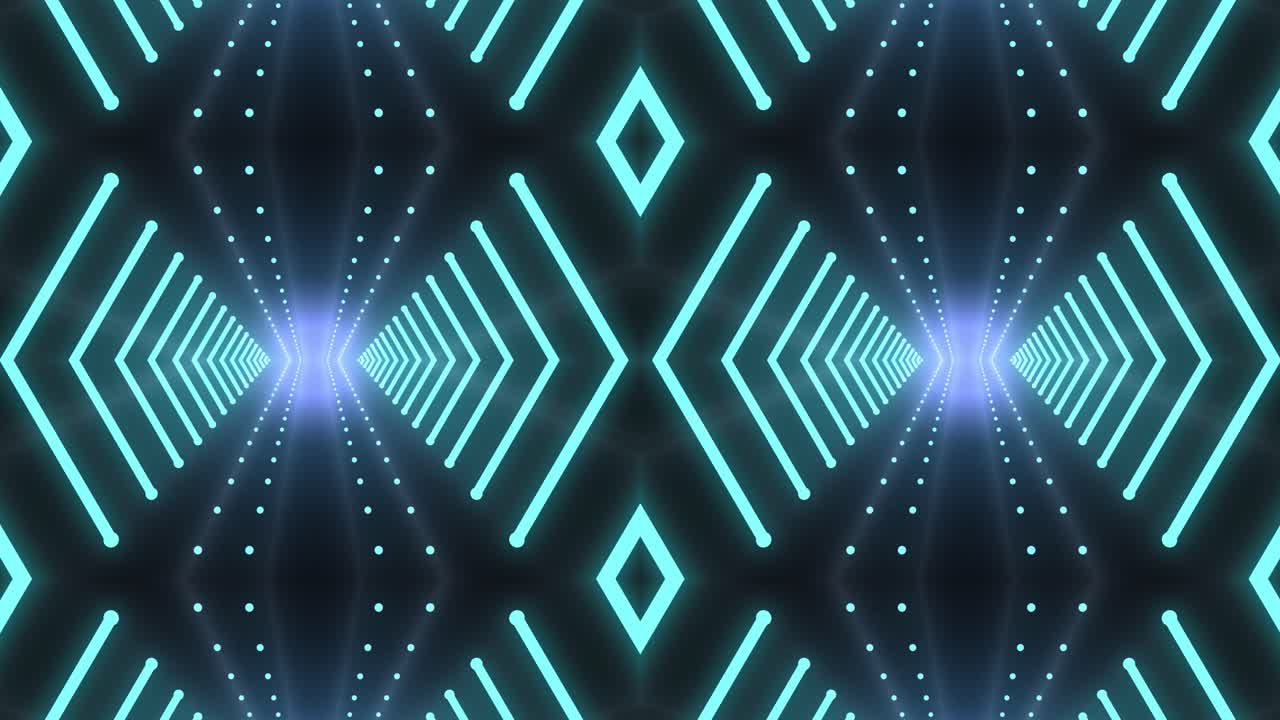 Abstract Light Tunnel Visual