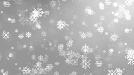 fondo de copos de nieve de invierno