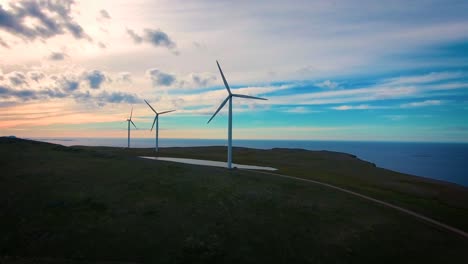 windmills for electric power production havoygavelen windmill park norway