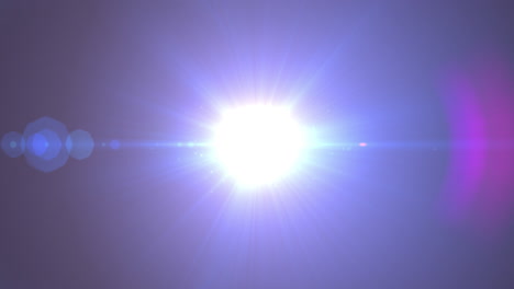 mancha azul brillante de luz que brilla contra un fondo azul