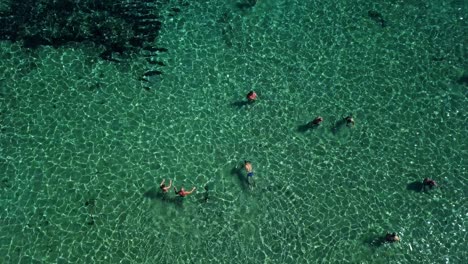 sea-drone-shooting-with-clear-turquoise-Mediterranean-water