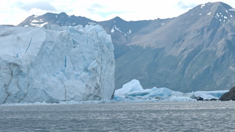 footage in the perito moreno glacier, the most iconic glacier in the world