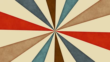 vintage rays animation. retro background.