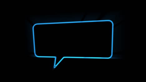 animated white outlined speech bubble, chat balloon icon. pictogram, comic book, anime. useful for web site, banner, greeting cards, apps and social media posts. chroma key, black screen background.