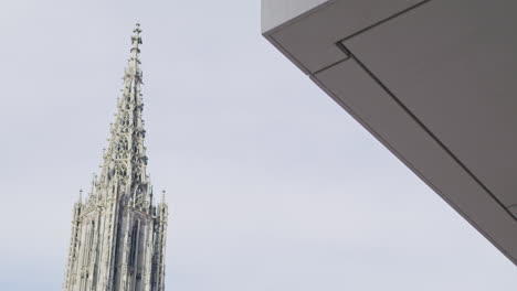 toma abstracta del münster de ulm
