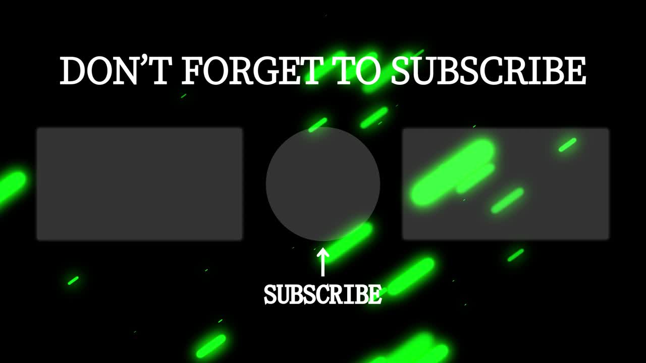 iluminación del objeto tarjeta final pantalla final gráficos de movimiento