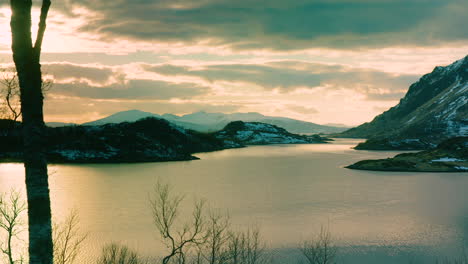 stunning cu sunset shot in lofoten, norway