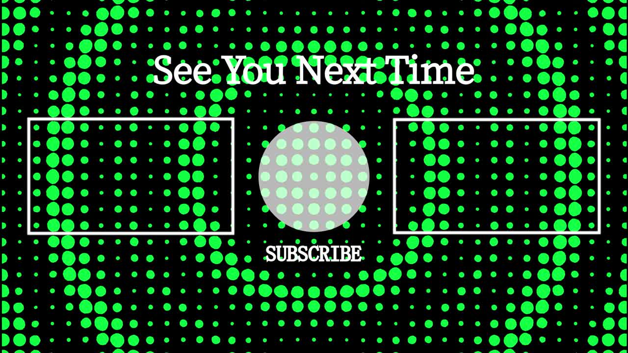 원형 물결 모션 엔드 카드 엔딩 스크린 모션 그래픽