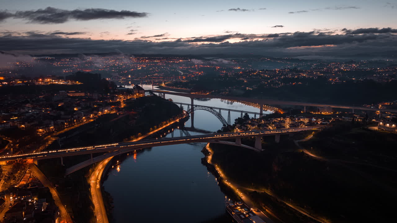 Porto Cityscape at Night