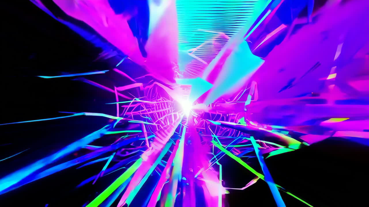 arte de neón abstracto