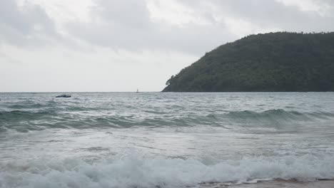 wavesat dam trau beach in orson hotel and resort, con dao island, vietnam