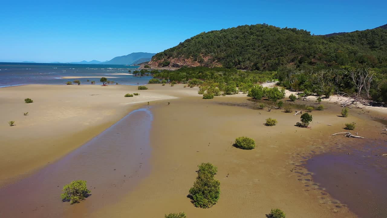 cairns - vuelo de banco de arena en oak beach