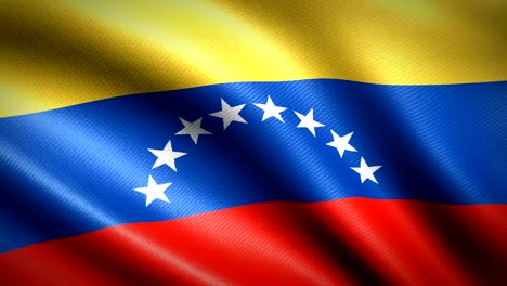 venezuela flag. seamless looping animation. 4k high definition video