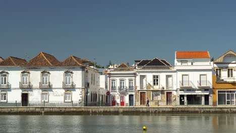 tavira algarve portugal view of traditional buildings downtown tavira. historic neighborhood