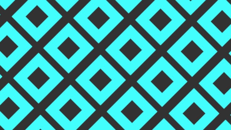 Motion intro geometric small blue squares abstract background 1