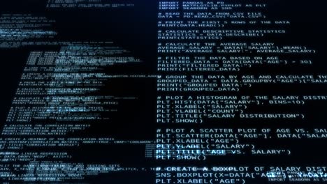 Software-De-Código-Informático-Abstracto-Que-Se-Ejecuta-En-Un-Espacio-Virtual