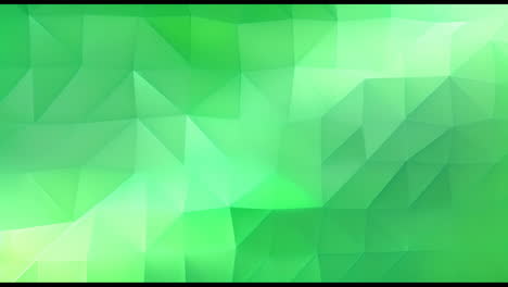 green polygonal abstract background