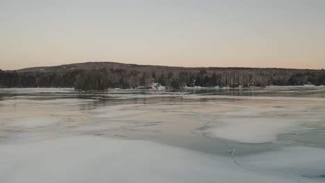 view of moosehead lake shores