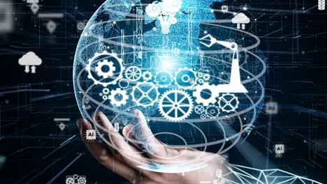 industria futurista 4.0 y el inventivo concepto de ingeniería mecanizada