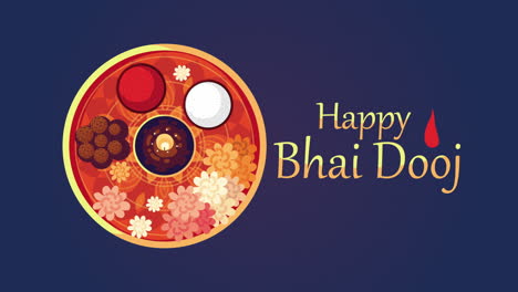 bhai dooj letras con polvos y velas