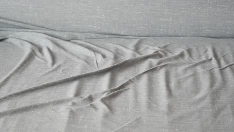 wrinkled gray fabric