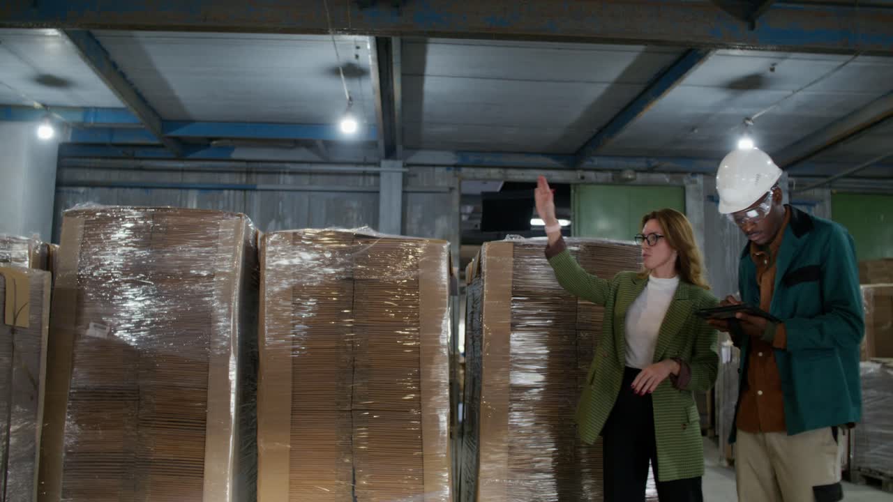 inspección del almacén y gestión del inventario