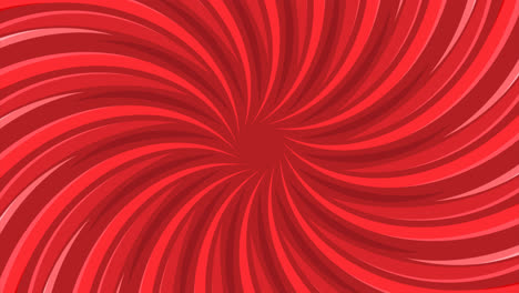 motion graphic of flat red swirl background