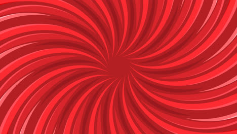 gráfico de movimiento de fondo de remolino rojo plano
