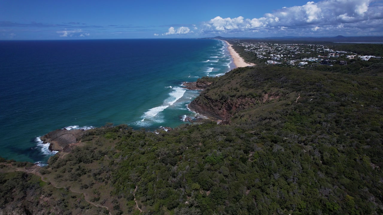 Alexandria Bay, Paradise Caves Cove In Queensland, Australia - Drone Shot