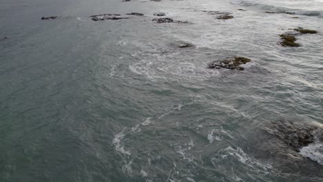 Low-Flyover-Reefs-On-The-Shore-Of-Daintree-National-Park-In-Cape-Tribulation,-QLD-Australia