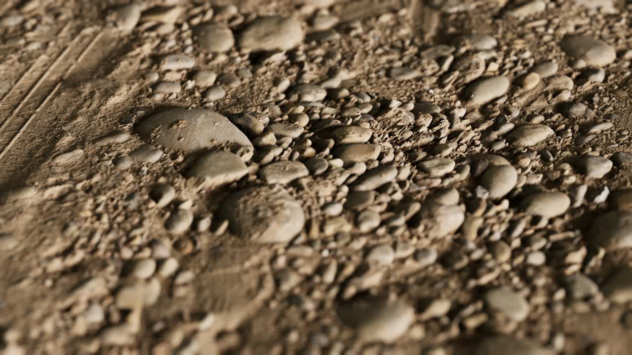 cierre de una carretera de tierra sucia