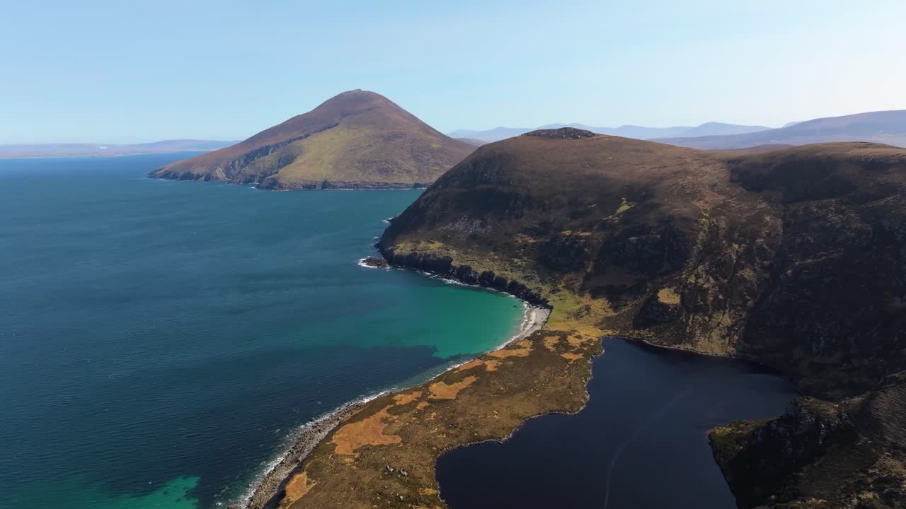 4K Cinematic Drone Footage - Annagh Strand - Achill Island - Co.Mayo, Ireland_01