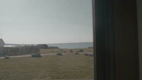 ocean view from danish cottage. near brenderup, denmark