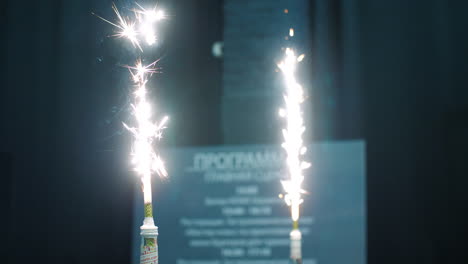 Bright-bunch-of-sparks-rising-from-sparklers.-Festive-fireworks-from-bottle-neck