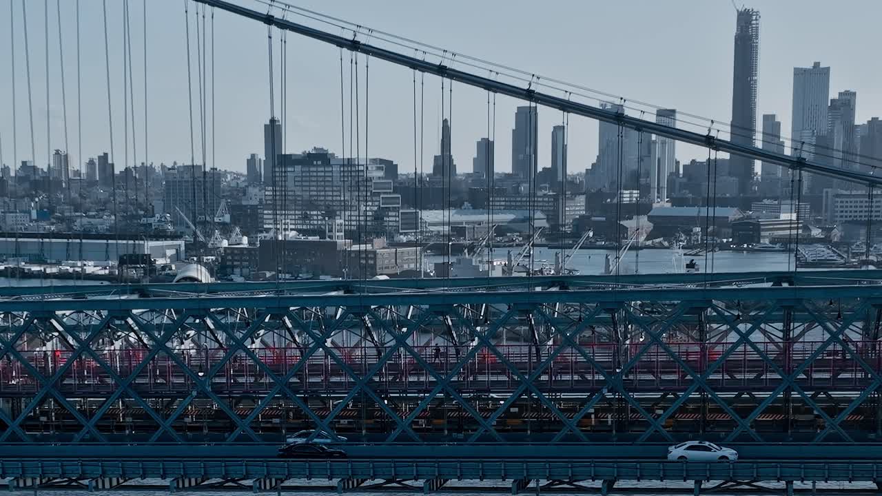 Quartiere di Williamsburg e l'approccio al ponte
