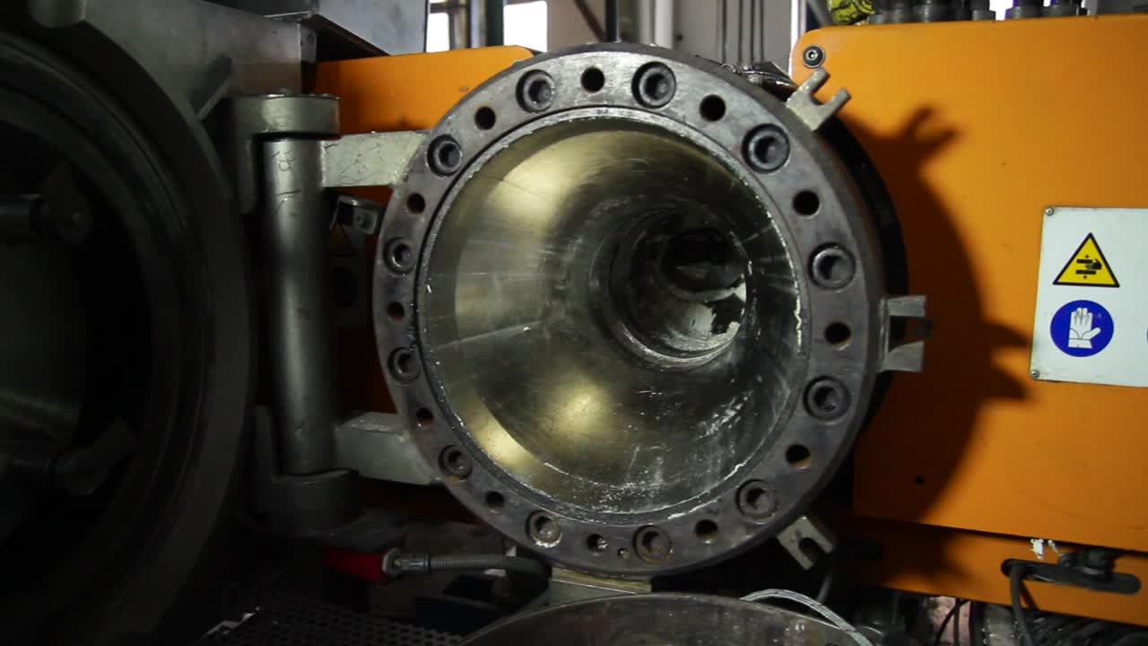 close-up de las máquinas industriales