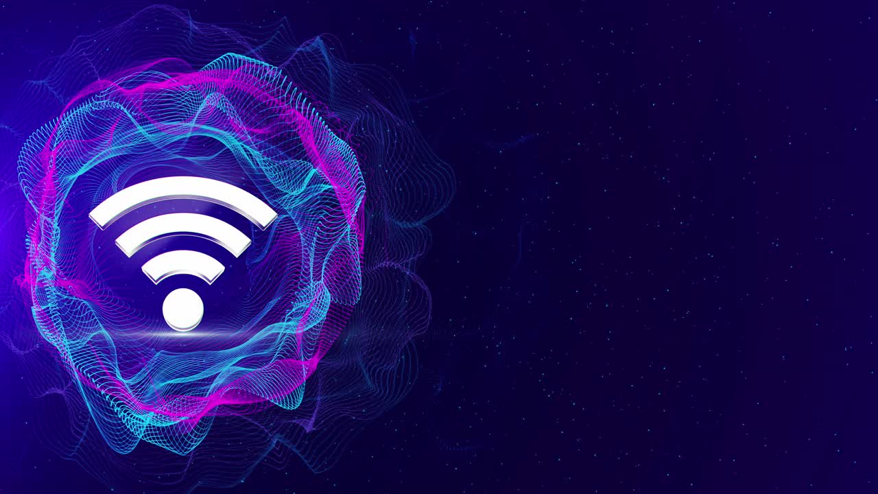 Abstract Wifi Symbol Design